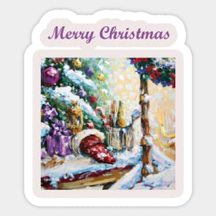 Christmas Art Sticker